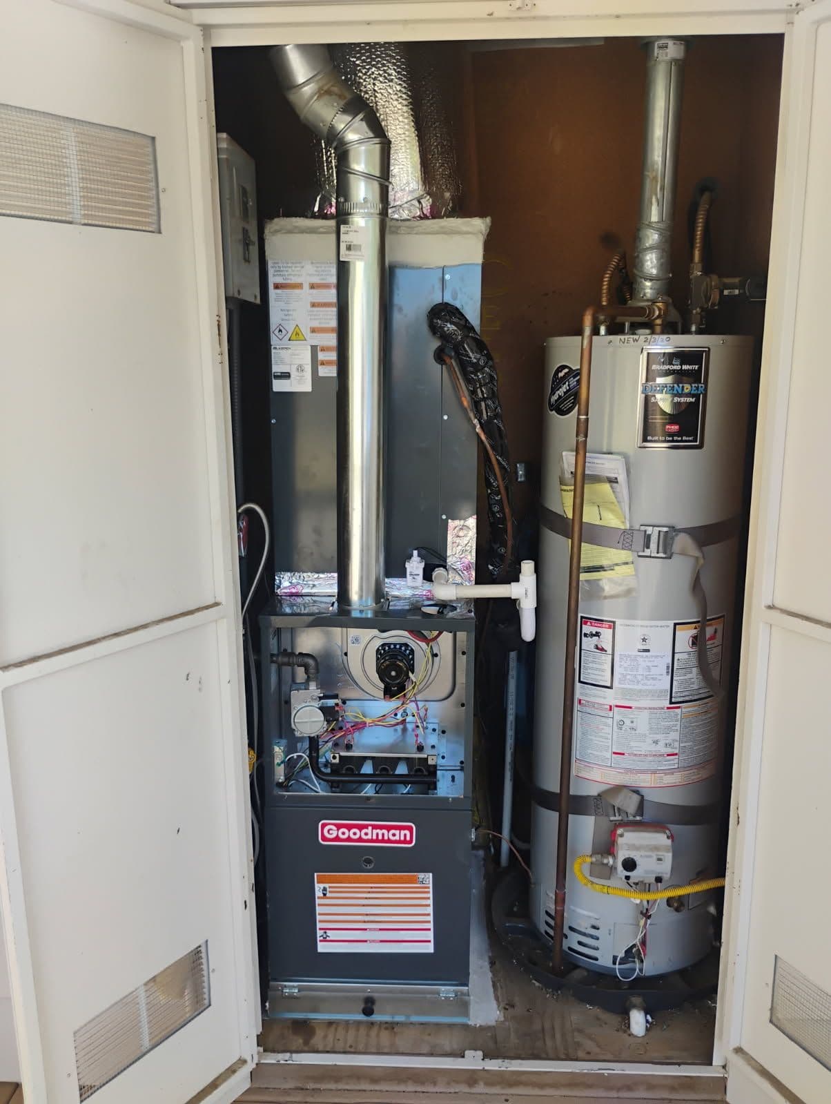 Upgrade Your Home Comfort with Goodman Furnace and Bradford White Water Heater image
