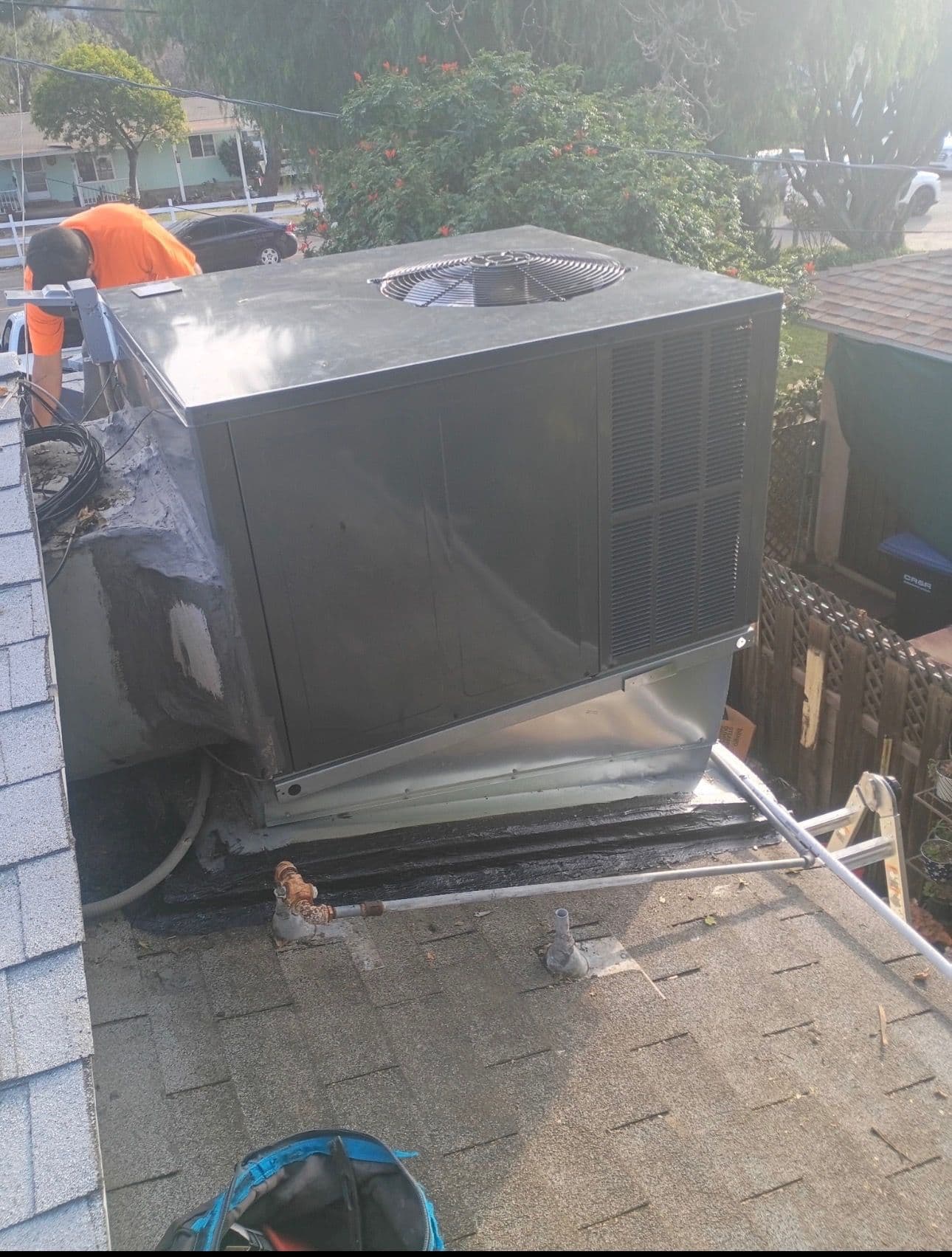 Rooftop HVAC Unit Installation in Lake Elsinore image